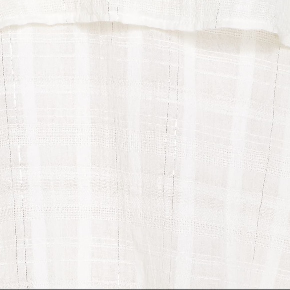 MUCHE et MUCHETTE Plaid Cotton Tiered Dress O/S - Picture 5 of 11